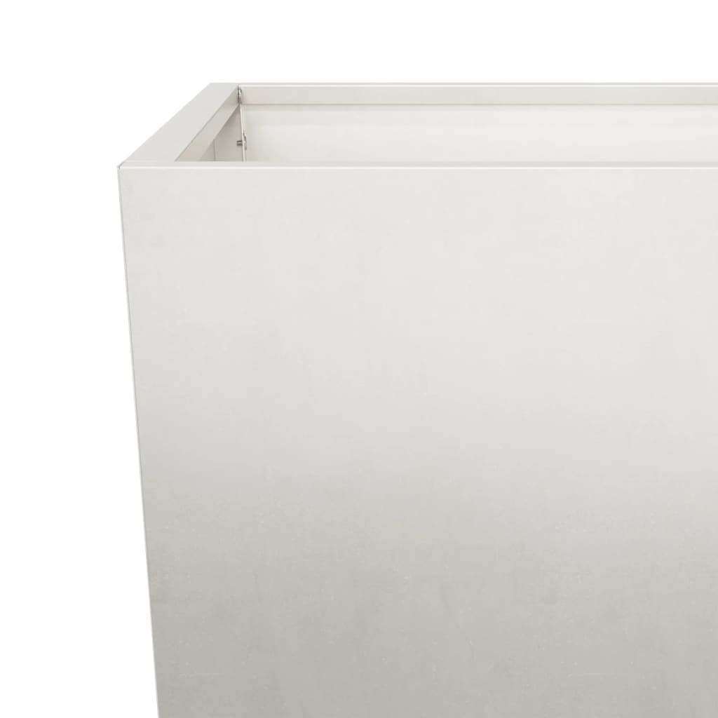 Plantekasse 45x45x75 cm rustfritt stål