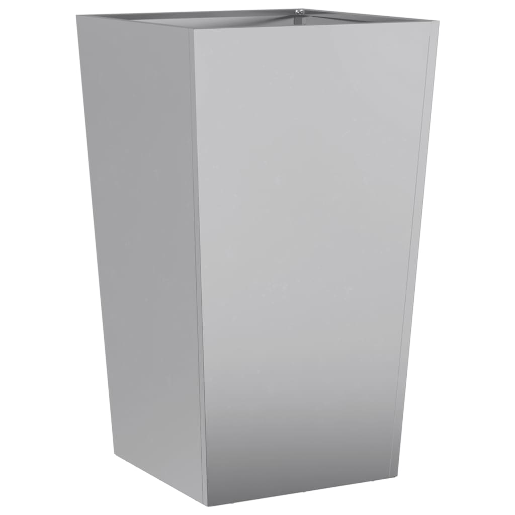 Plantekasse 45x45x75 cm galvanisert stål