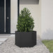 Plantekasse svart sekskantet 69x60x45 cm stål