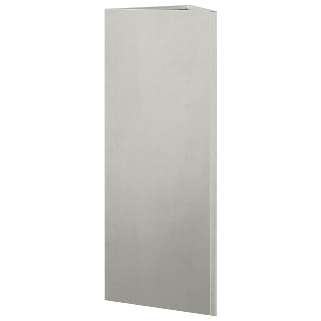 Plantekasser 2 stk 30x26x75 cm rustfritt stål