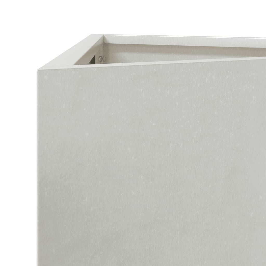 Plantekasse 40x34,5x75 cm rustfritt stål