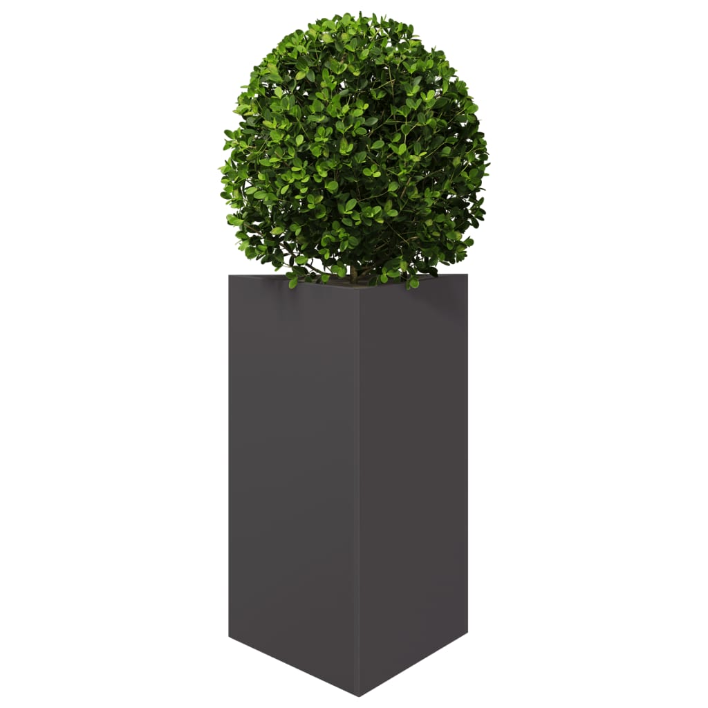 Plantekasse svart trekantet 50x43x75 cm stål