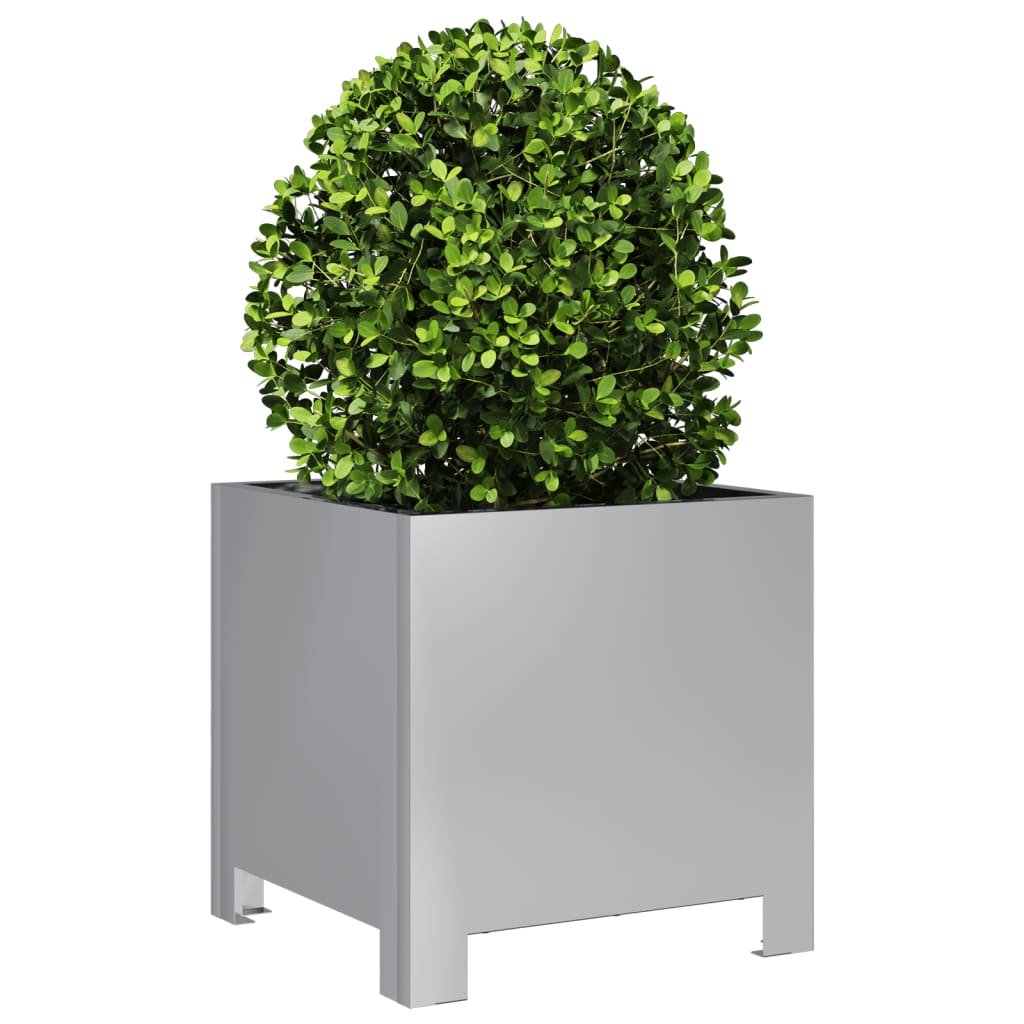 Plantekasse 30x30x30 cm galvanisert stål