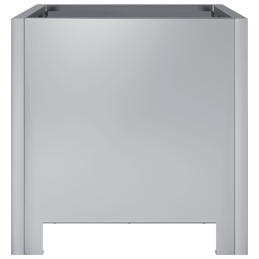 Plantekasse 30x30x30 cm galvanisert stål
