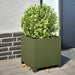 Plantekasse olivengrønn 40x40x40 cm stål