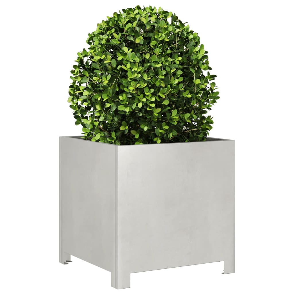 Plantekasse 40x40x40 cm rustfritt stål