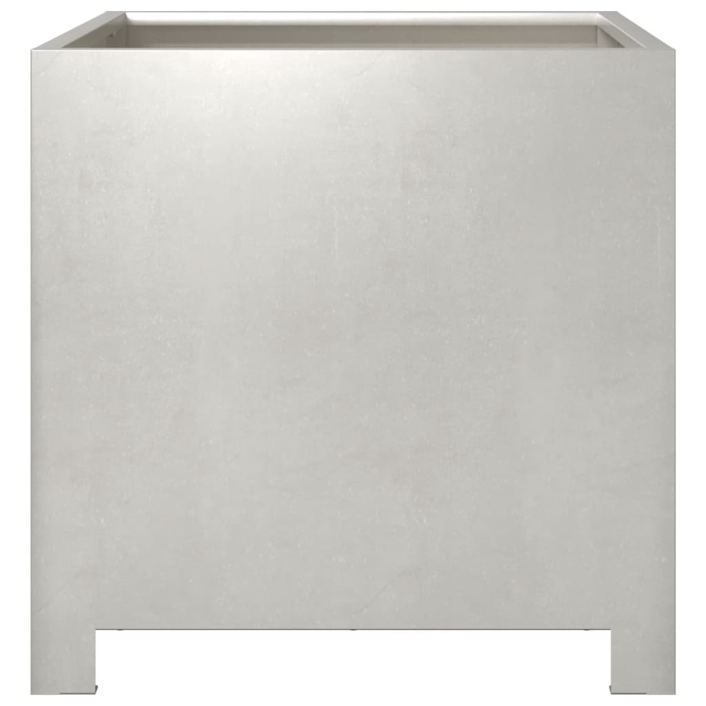 Plantekasser 2 stk 40x40x40 cm rustfritt stål