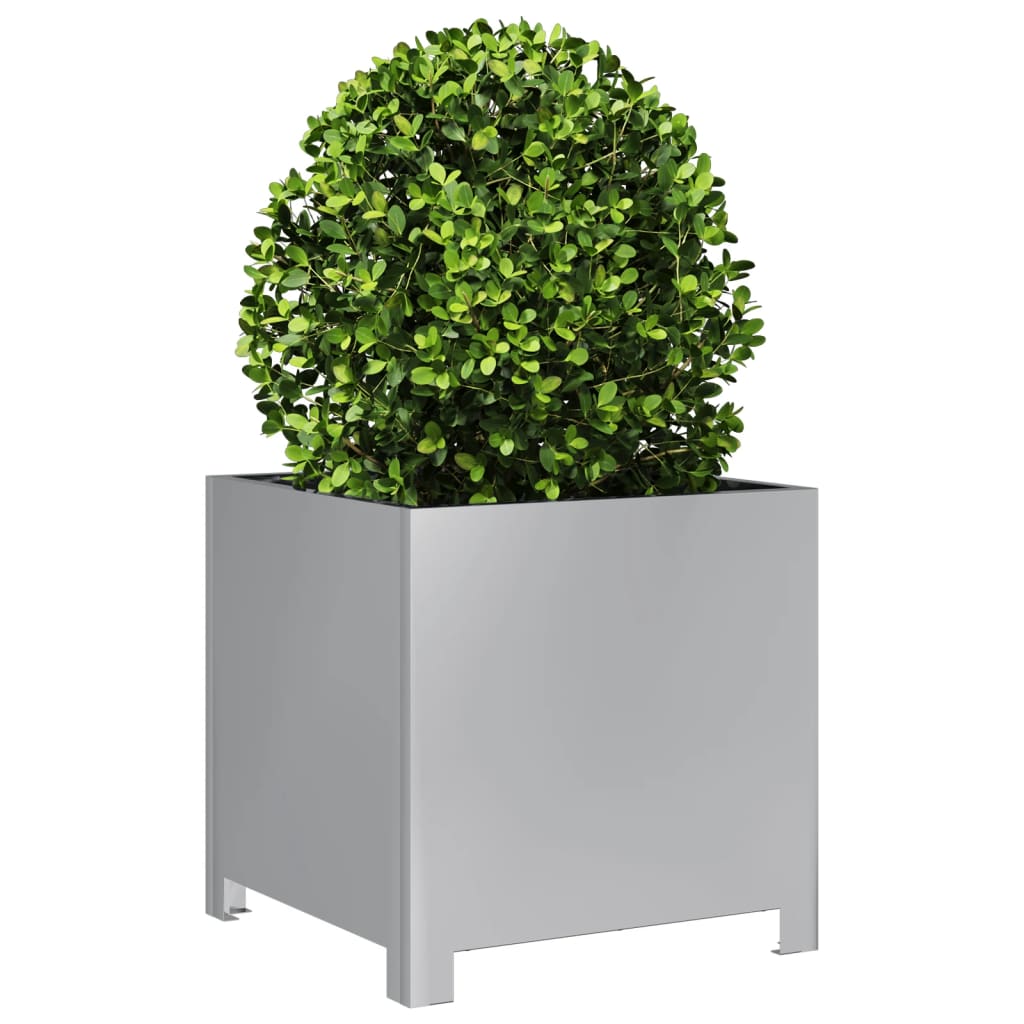 Plantekasse 40x40x40 cm galvanisert stål
