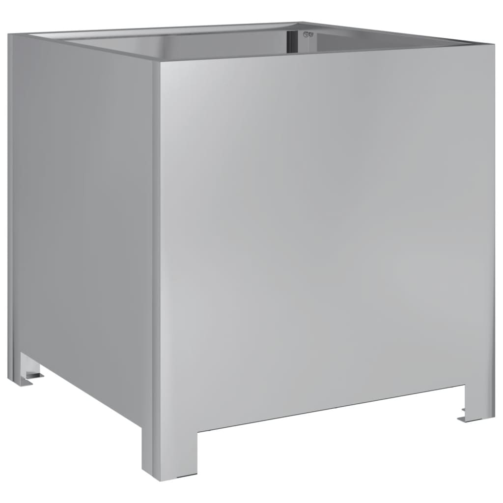 Plantekasse 40x40x40 cm galvanisert stål