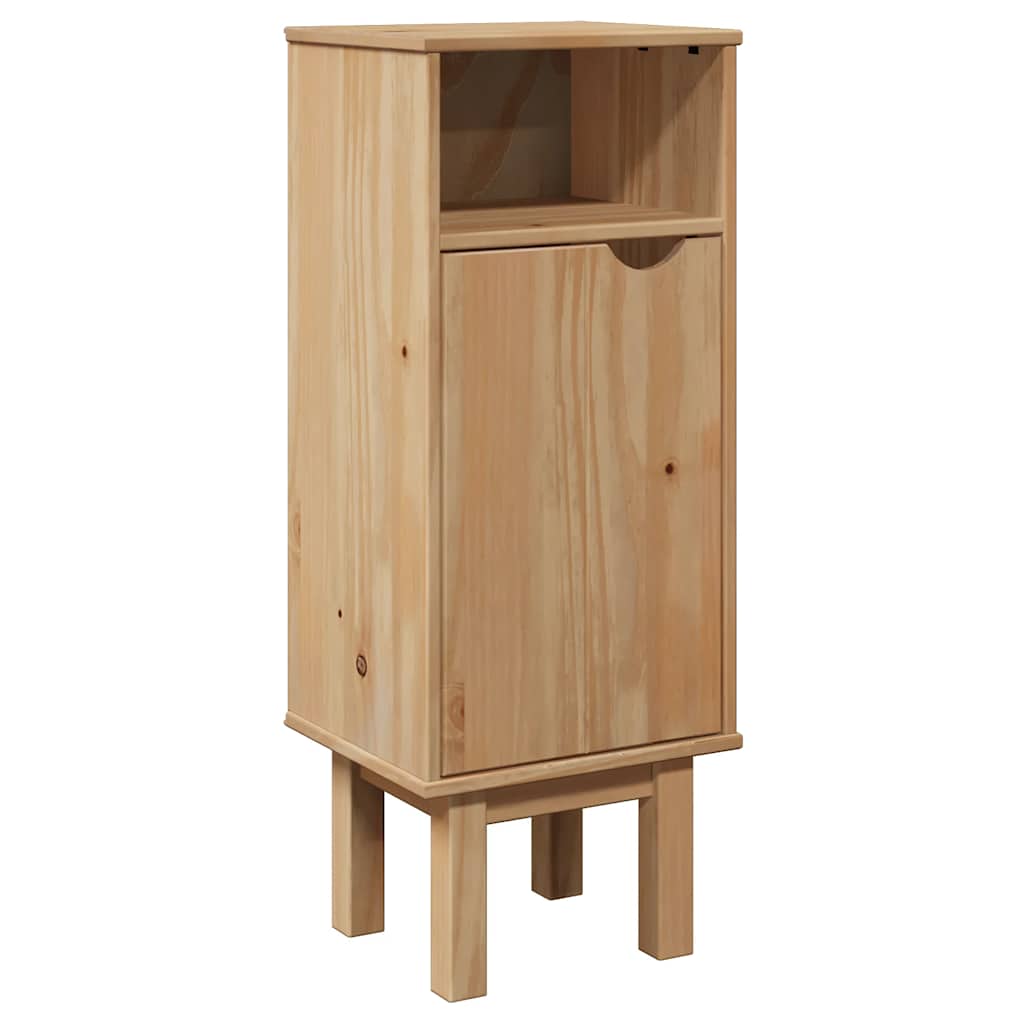 Veggmontert baderomsskap OTTA 35x30x55 cm heltre furu