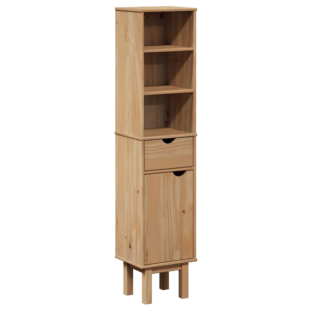 Baderomsskap OTTA 35x30x159 cm heltre furu