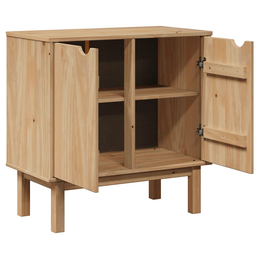 Skap for gang OTTA 75x40x75 cm heltre furu