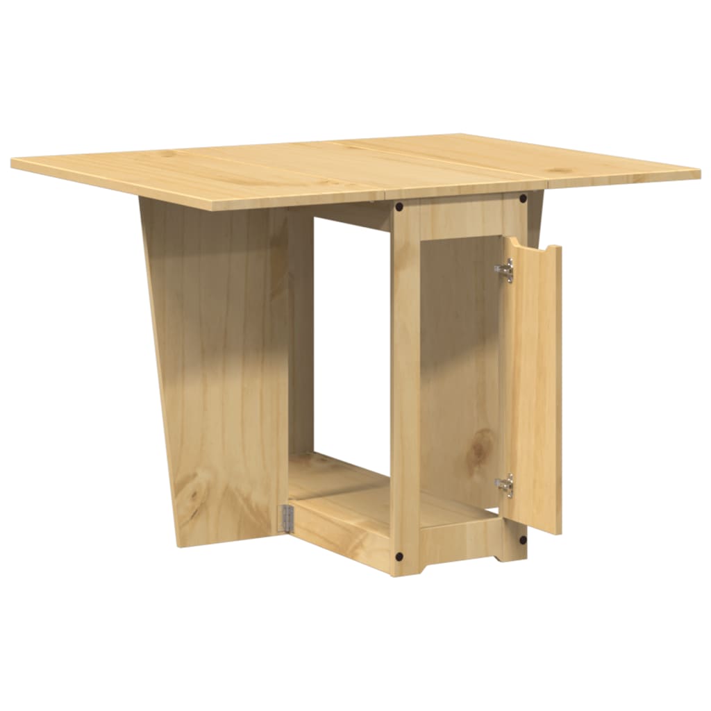 Sommerfugl spisebord sammenleggbart Corona voksbrun heltre furu