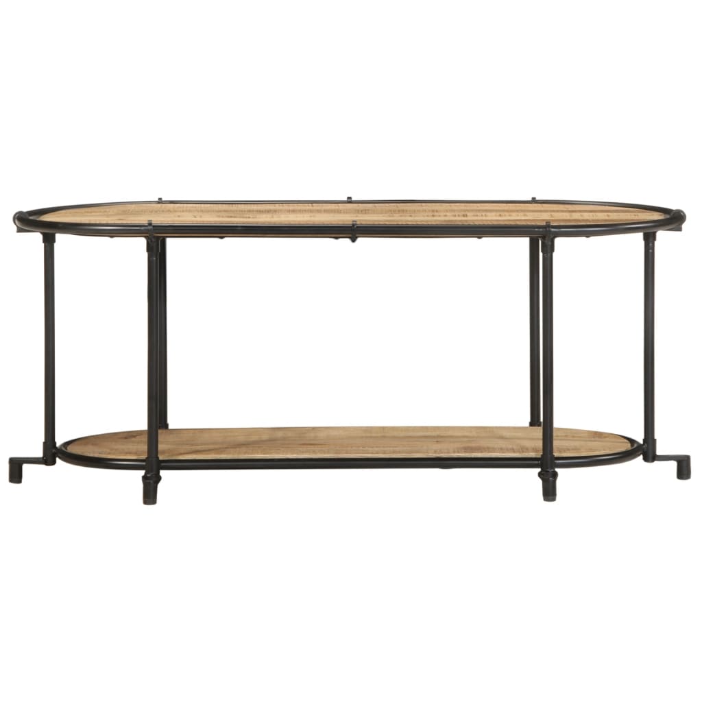 TV-benk 100x42x40 cm grov heltre mango