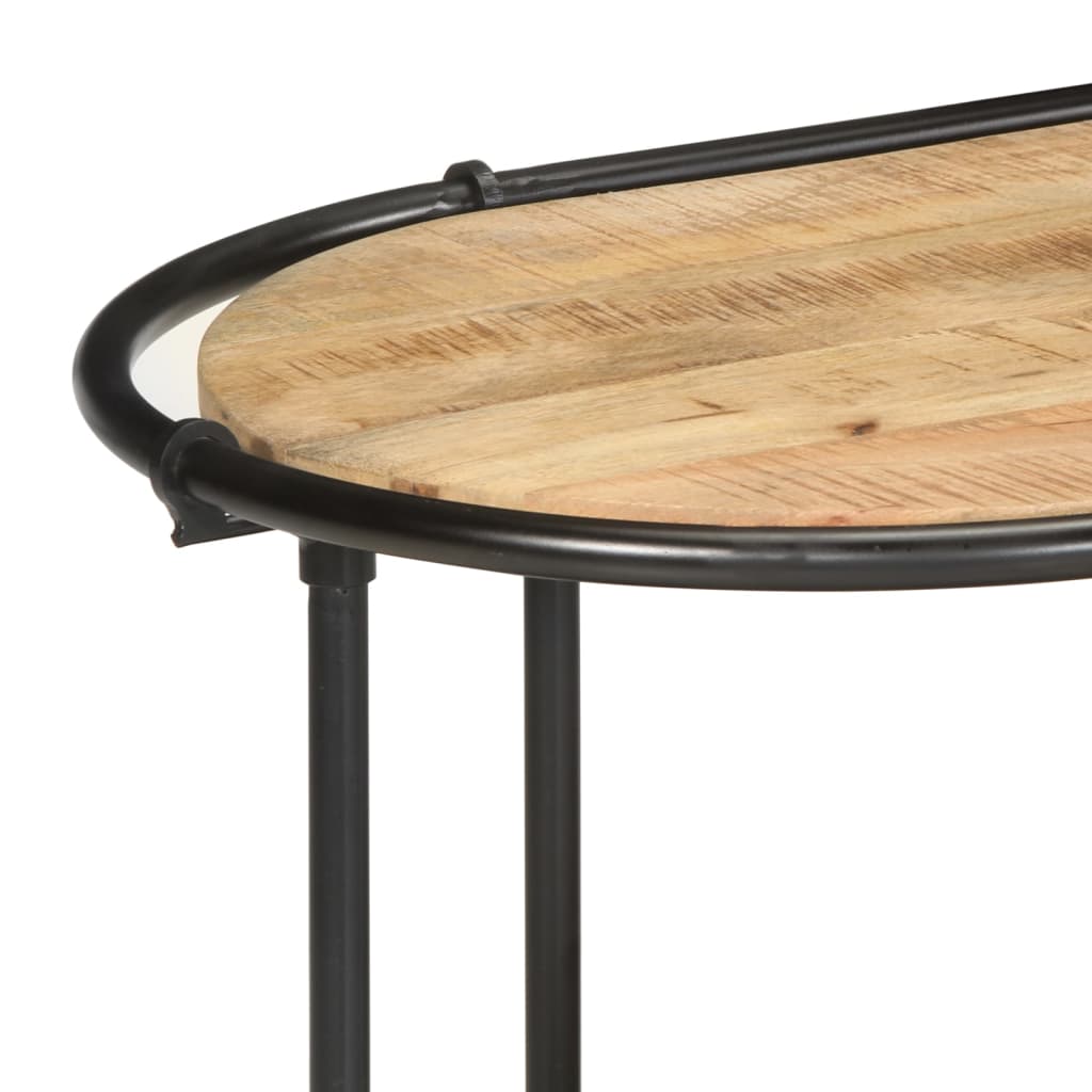 TV-benk 100x42x40 cm grov heltre mango