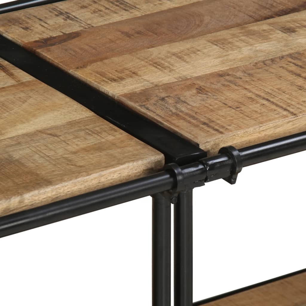 TV-benk 160x42x40 cm grov heltre mango