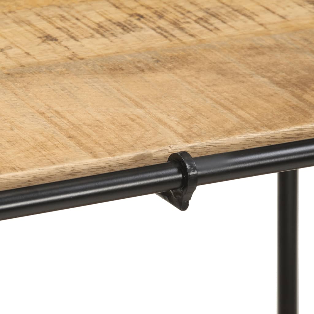 Konsollbord 110x42x76 cm grovt heltre mangotre