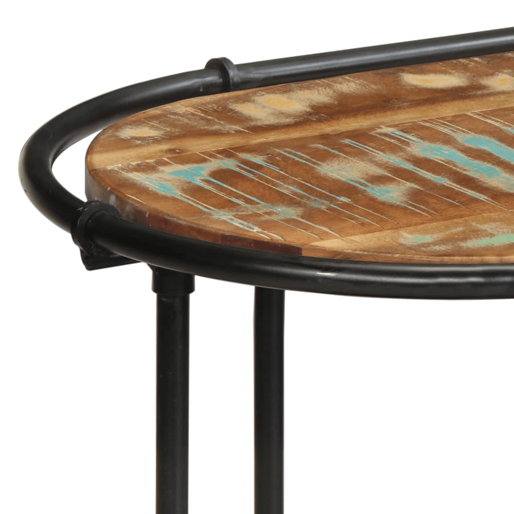 Konsollbord 110x42x76 cm gjenvunnet heltre