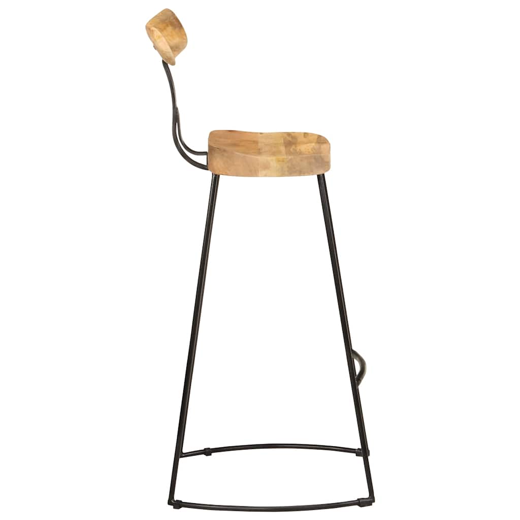 Barkrakker 2 stk 49x43x103 cm heltre mango