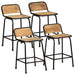 Barkrakker 4 stk 46x35,5x70 cm grovt heltre mangotre