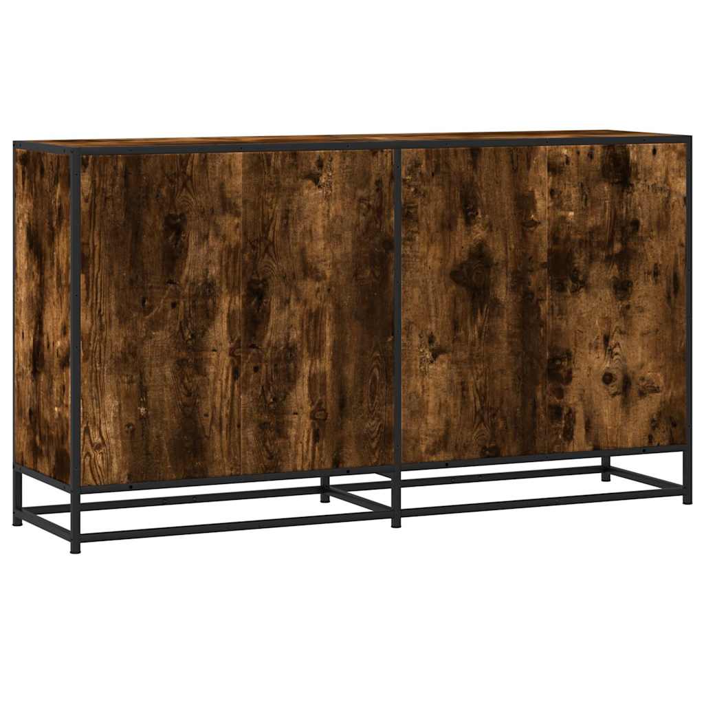 Skjenk røkt eik 134x35x76 cm konstruert tre