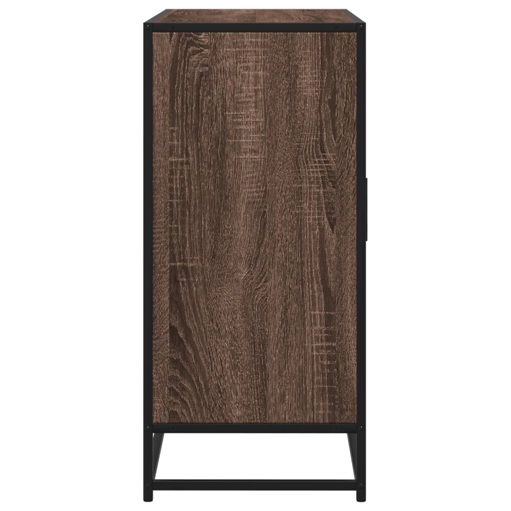 Skjenk brun eik 92x35x76 cm konstruert tre