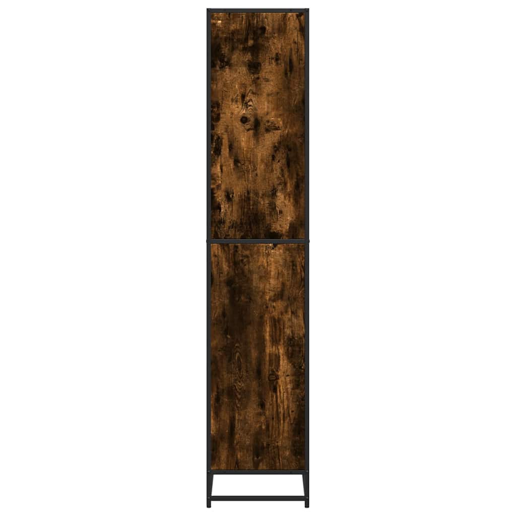 Bokhylle røkt eik 60x35x170,5 cm konstruert tre