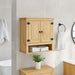 Baderomsskap Corona 70x33x71,5 cm heltre furu vidaXL