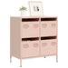 Skjenk rosa 68x39x73,5 cm kaldvalset stål