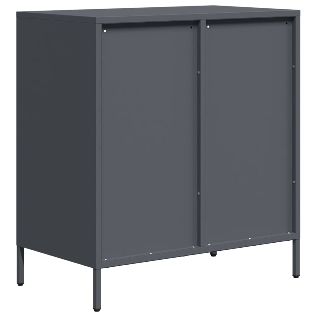 Skjenk antrasitt 68x39x73,5 cm kaldvalset stål