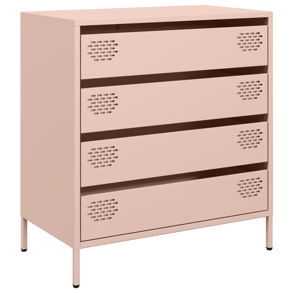 Skjenk rosa 68x39x73,5 cm kaldvalset stål