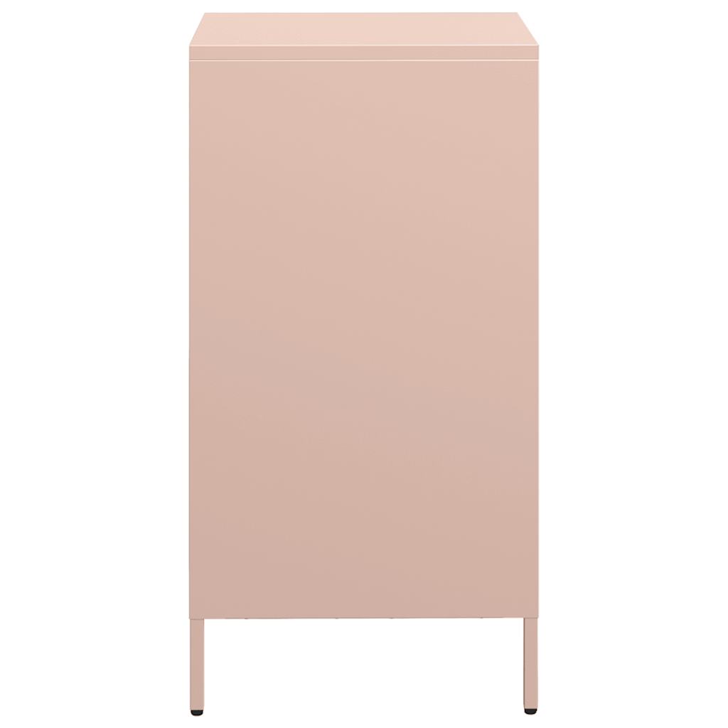 Skjenk rosa 35x39x73,5 cm kaldvalset stål