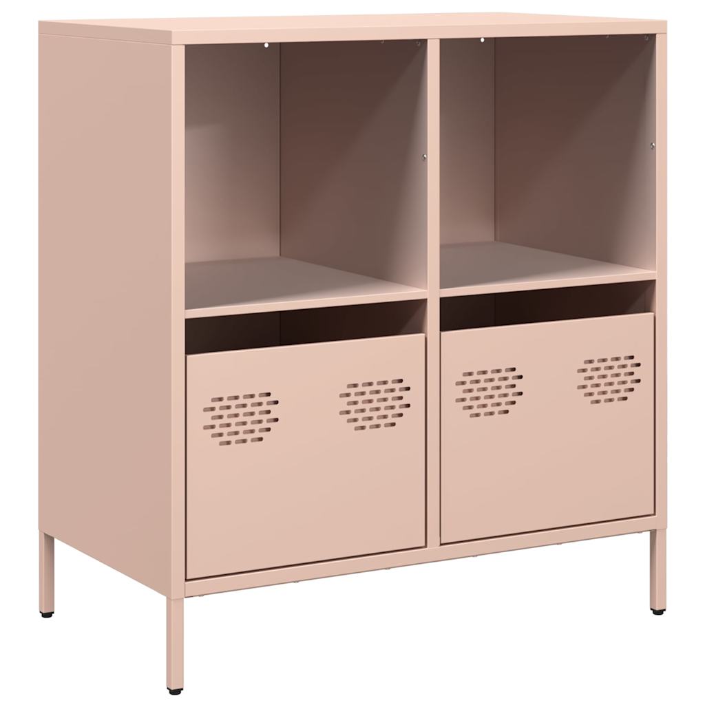 Skjenk rosa 68x39x73,5 cm kaldvalset stål