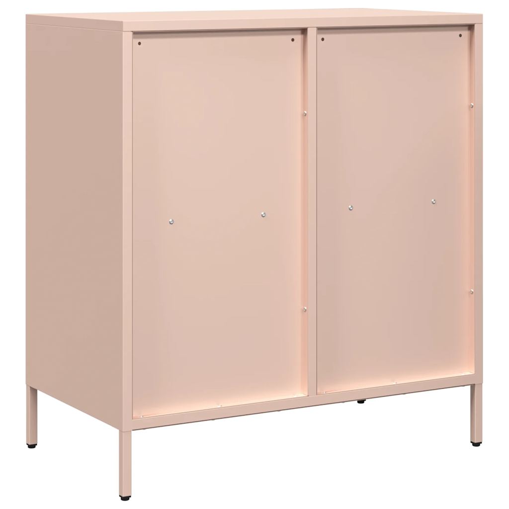 Skjenk rosa 68x39x73,5 cm kaldvalset stål