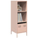 Highboard rosa 35x39x103,5 cm stål
