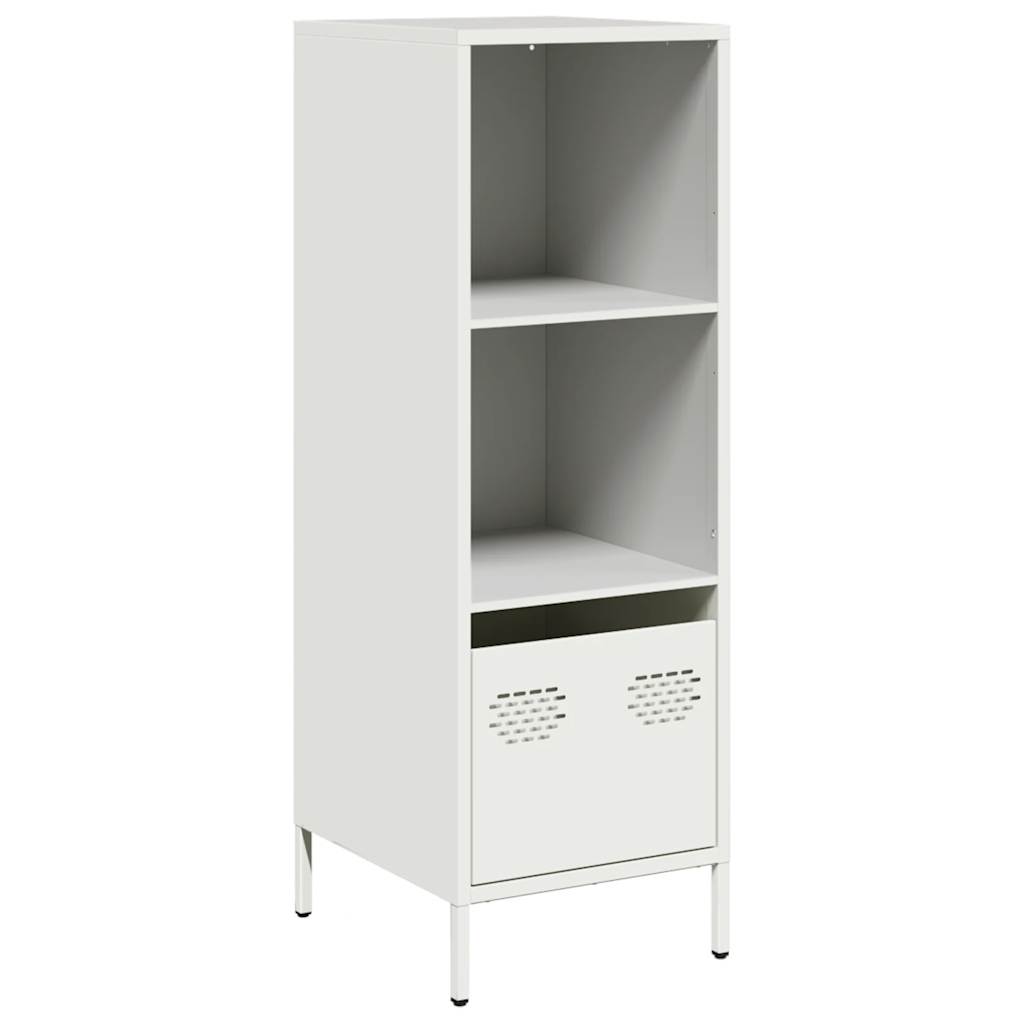 Highboard hvit 35x39x103,5 cm stål