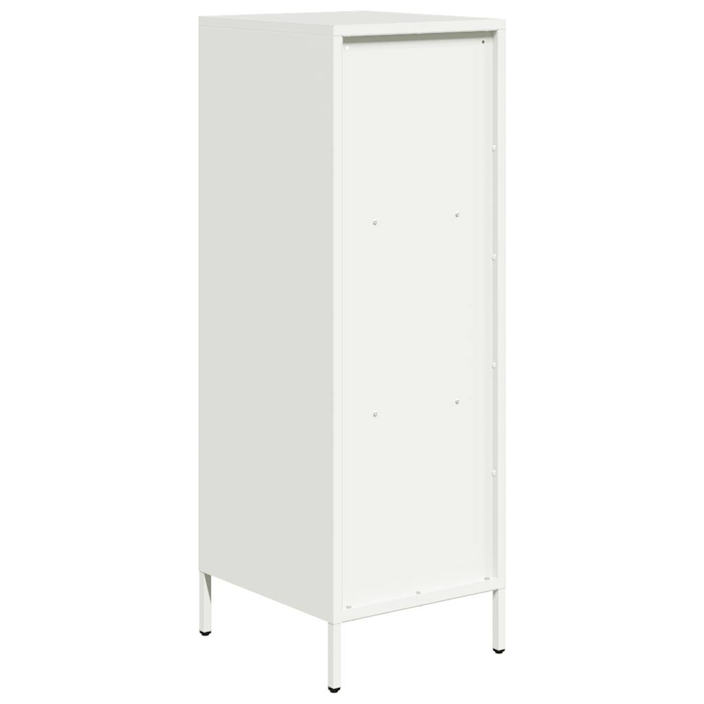 Highboard hvit 35x39x103,5 cm stål