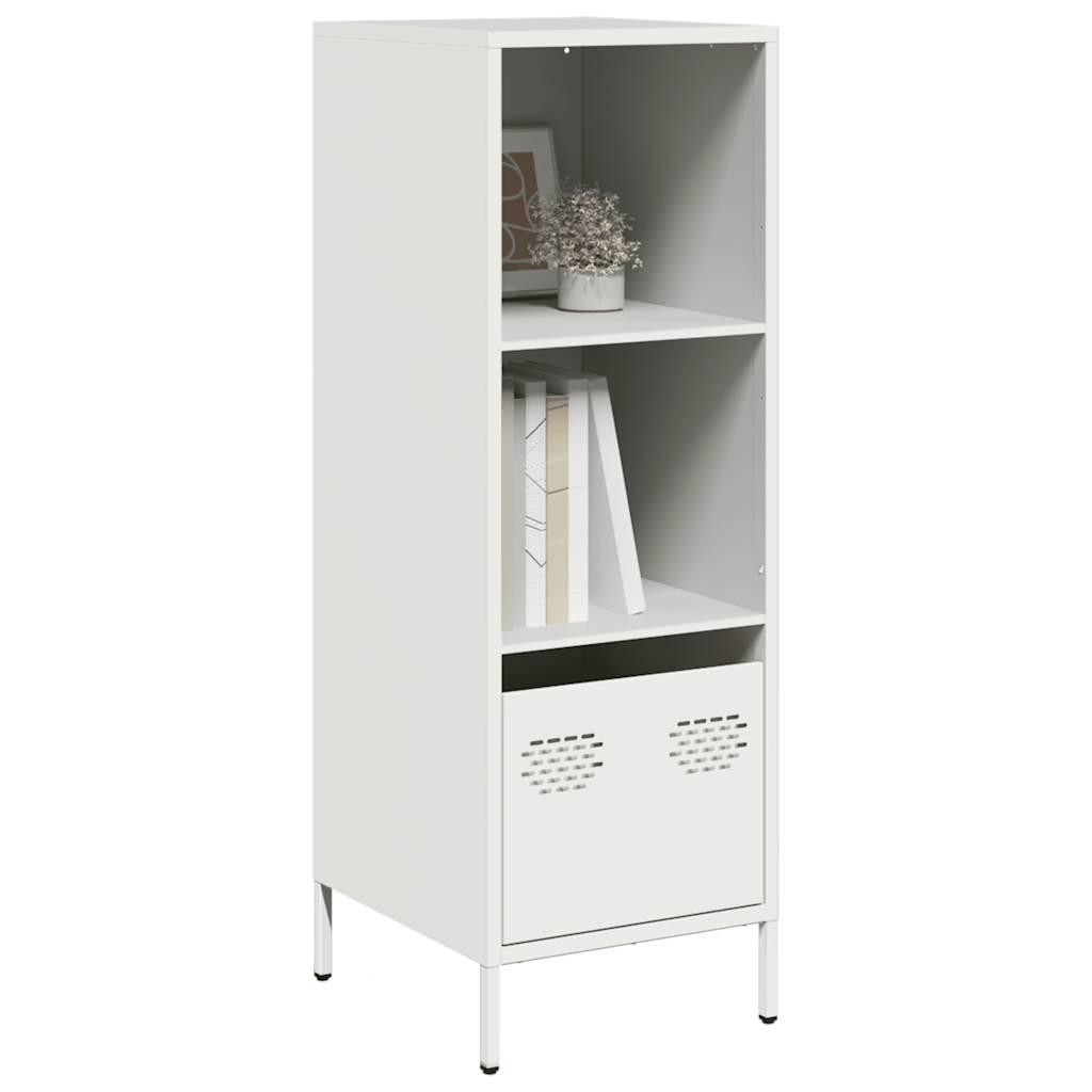 Highboard hvit 35x39x103,5 cm stål