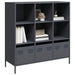 Highboard antrasitt 101,5x39x103,5 cm stål