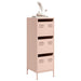Highboard rosa 39x35x103,5 cm stål