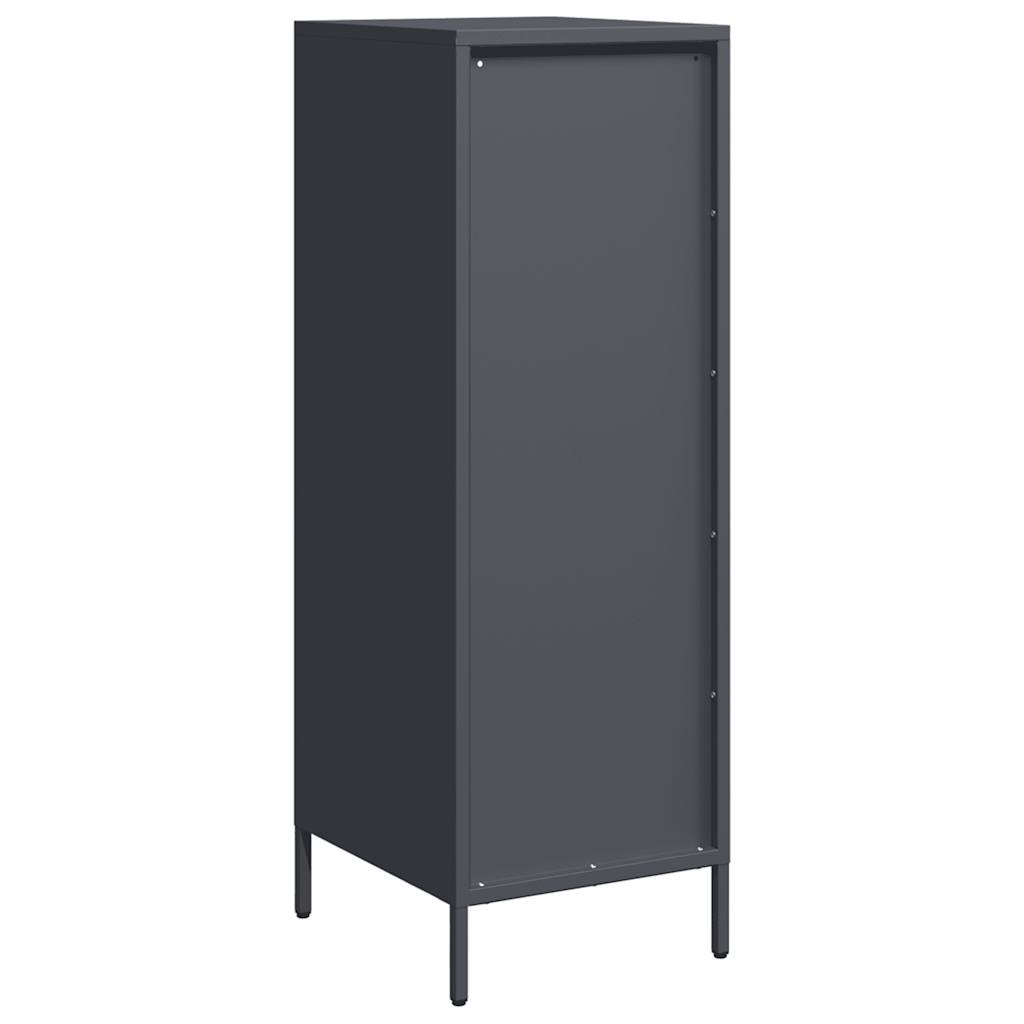 Highboard antrasitt 39x35x103,5 cm stål