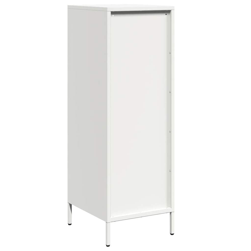 Highboard hvit 39x35x103,5 cm stål
