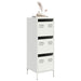 Highboard hvit 39x35x103,5 cm stål