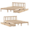 Sengeramme uten madrass 120x190 cm heltre furu