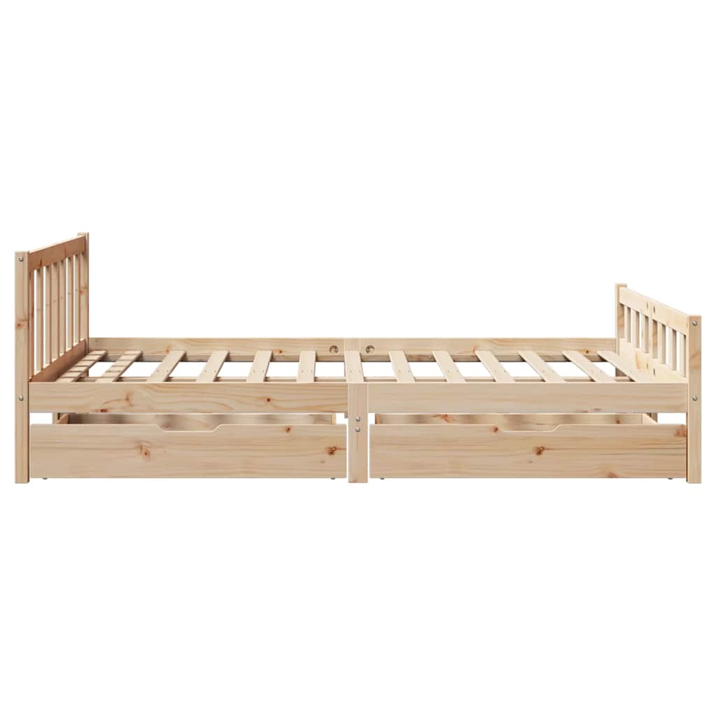 Sengeramme uten madrass 120x190 cm heltre furu