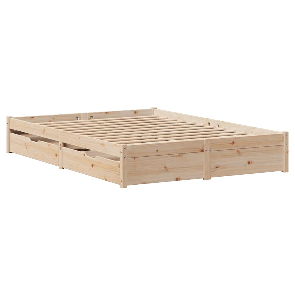 Sengeramme uten madrass 120x190 cm heltre furu
