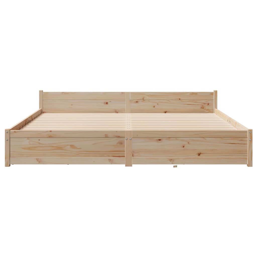 Sengeramme uten madrass 160x200 cm heltre furu