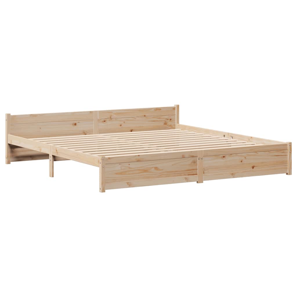 Sengeramme uten madrass 160x200 cm heltre furu
