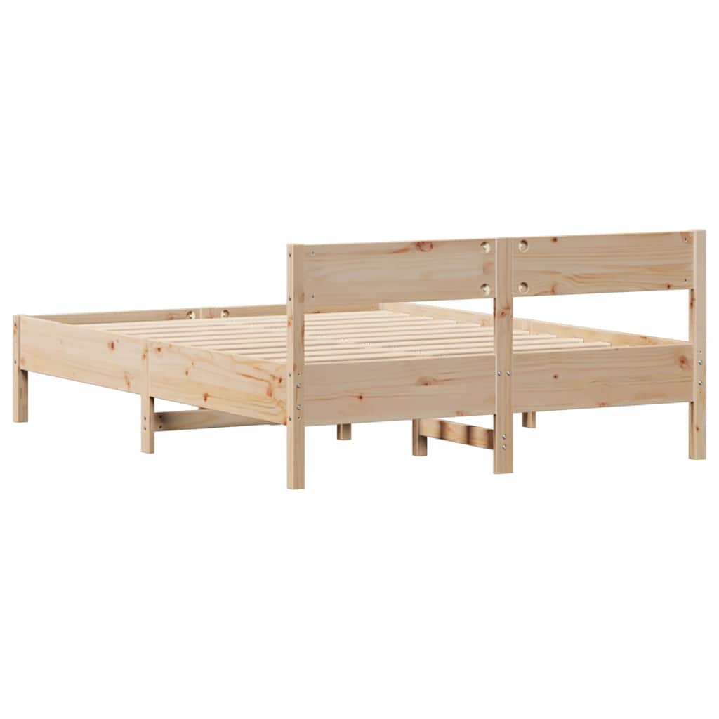 Sengeramme uten madrass 120x190 cm heltre furu