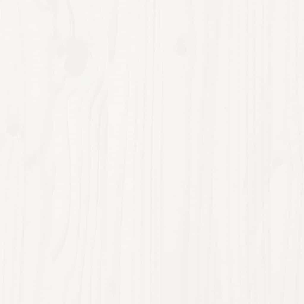 Sengeramme uten madrass hvit 140x200 cm heltre furu